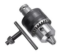 Bestgle Mandrino per trapano a chiave da 1,5-13 mm con supporto da 1/2-20UNF per chiave a percussione pneumatica, convertitore strumento di conversione con chiave mandrino e adattatore femmina