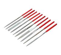 Bestgle, set di 10 lime con aghi diamantati, mini ago per gioielli, vetro, legno, intaglio, artigianato, 2 x 100 mm