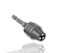 Bestgle Strumento di conversione per mandrino senza chiave da 0,3-8 mm Convertitore adattatore per cacciavite a cambio rapido con gambo esagonale da 1/4 di pollice