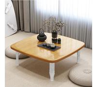 BESTHAHA Tavolino Quadrato Pieghevole Tatami, Tavolo Giapponese Da Pavimento Tavolo Basso per Sedersi Sul Pavimento, Tavolo Da Picnic Portatile per Interni Ed Esterni(Style 1,60x60x30cm)