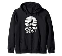 Bestia Lunare Felpa con Cappuccio