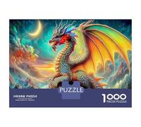 Bestia mitica 1000 Pezzi Gioco Di Allenamento Cerebrale in Cartone Resistente Per La Mente Dragone di sogno perfetto Come Attività Per Le Vacanze E Puzzle-regalo 70x50cm/1000pcs