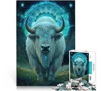Bestia mitologica Toro Puzzle 1000 pezzi per adolescenti Aiuta il cervello ad allenare i giocattoli che creano dipendenza per coltivare la pazienza Adatto alle coppie 38x26cm