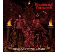 Blasphemous Commander Bestial War of Fallen Angels (Vinyl LP) 12" Album