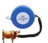 Bestiame a portata del seno - animale 2,5 m flessibile | Banda di robusta con per la determinazione del peso, ideale per i polpacci delle maiali delle mucche nel weide stabile