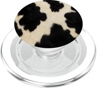Bestiame carino estetico bianco nero della mucca dell'altopiano della cowgirl PopSockets PopGrip per MagSafe