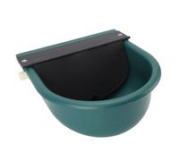 Bestiame Ciotola d'Acqua in Plastica Verde Alimentatore d'Acqua del Bestiame Automatico con Palla Galleggiante per Bestiame da Bestiame