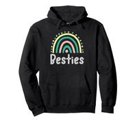Bestie BFF Cuore Migliori Amiche Bestie Felpa con Cappuccio
