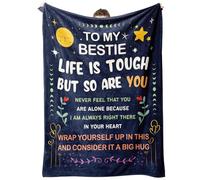 Bestie Gifts for Women, coperta Bestie, regalo di compleanno per le donne, regalo di amicizia per Natale, regalo per il giorno dell'amicizia, coperta My Bestie 152,4 x 127 cm