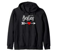Bestie Shirts - Right - Best Friends Magliette Felpa con Cappuccio