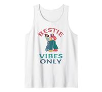 Bestie Vibes Only Best Times Together Three Friends BFF PInk Canotta