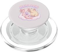 Besties Axolotl Capybara Bubble Tea Carino Kawaii Anime Animale PopSockets PopGrip per MagSafe