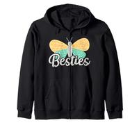 Besties BFF Best Friend Forever Amicizia Amichevole Felpa con Cappuccio