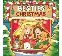 Besties Christmas: Cozy and Cute Winter Girl Moments Coloring Book for Adults and Teens Featuring Festive Friendship Scenes, Adorable Pets, and Relaxing Holiday Vibes