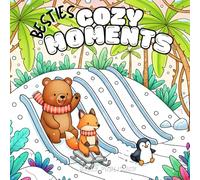 Besties Cozy Moments: A Cute Christmas Animal Coloring Book for Relaxation and Friendship