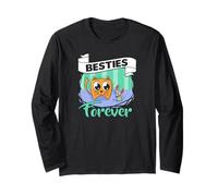 Besties Forever Amicizia con Gli Animali Maglia a Manica