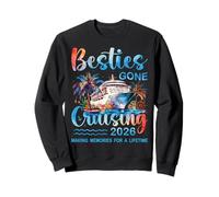 Besties Gone Cruising 2026 Amici Crociera Vacanza Matching Felpa