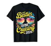 Besties Gone Cruising Cruise Vacation 2026 Maglietta