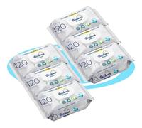 BESTLINE Salviette umidificate, cura e idratazione profonda, fibre ultra morbide, ideali per pelli sensibili, profumi freschi (originali, 6 confezioni da 120 pezzi)