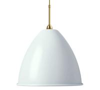 Gubi BL9 Lampada a sospensione, ottone/bianco - ø40 cm