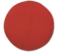 Bestlivings Federa per cuscino con e senza imbottitura, in oltre 100 diverse misure e colori, serie Ellen, a scelta: 30 cm, rotonda, senza imbottitura, rosso caminetto