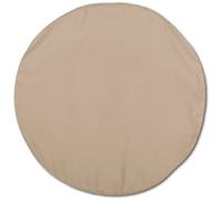 Bestlivings Federa per cuscino Ellen 30 cm, rotonda, senza imbottitura, colore: grigio sabbia