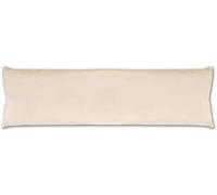 Bestlivings Federa per cuscino per chi dorme sul fianco con imbottitura, cuscino ergonomico, comodo e avvolgente disponibile in diverse misure (circa 40x140cm / beige - crema)