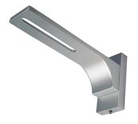 Bestlivings Supporto da parete per binari per tenda in alluminio, 12 cm, colore: argento