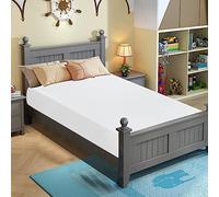 BestMassage Materasso in gel memory foam da 30,5 cm per un sonno fresco e sollievo dalla pressione, materasso singolo singolo per bambini, Bed-in-a-Box, certificato CertiPUR-US, bianco