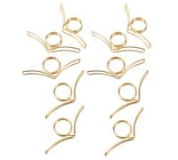 BESTOMZ 10 Pezzi Anello Metallico per Lettura Libri, Fermapagina Ergonomico | Leggero e Stabile, Evita Deformazioni delle Pagine, per Lettura Indoor e Outdoor, Taccuini e Paperback