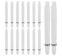 BESTOMZ 100 Pezzi Aste per Freccette in Nylon Bianco Costruzione Filettata per Compatibilità e Prevenzione dello Scivolamento per Giochi Casual in Sala Giochi