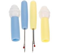 BESTOMZ 2 Pezzi Mini Scucitore di Punti 2 in 1 per Cucito, Blu Giallo | Acciaio Inossidabile e Plastico, per Uso Personale e Domestico, Accesso Semplice a Spazi Piccoli