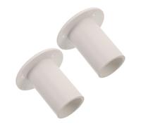 BESTOMZ 2 Pezzi Tappo Inserto per Scala Pontone 1,25 Pollici 32mm Bianco | Nylon Testurizzato, per Ambienti Marini Impegnativi, Operazione Sola Mano, Montaggio Stabile