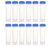 BESTOMZ 25 Pezzi Provette Centrifughe in Plastico da 50ml con Tappo a Vite, Scala di Misurazione Accurata senza Perdite, per Conservare Campioni a Bassa Temperatura Colore Colore Casuale