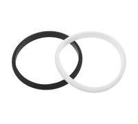 BESTOMZ 2pezzi Braccialetti in Silicone Nero e Bianco da Fasce Polso Sportive Elastiche per Uomo e Donna Bracciali Fitness Antiscivolo per Basket Corsa e Eventi Sportivi