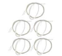 BESTOMZ 30 Pezzi Corde Riducono L'attrito Sulle Dita Durante L'apprendimento in Nylon Trasparente Bianco e Chitarra Classica per 3 Corde di Ricambio per Principianti