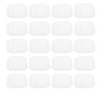 BESTOMZ 30 Sottovasi Quadrati in Plastica Trasparente Ispessita per Piante da Interno, Vassoi per Fioriere Piccoli da 3", Resistenti per Cactus e Piante Grasse, per Balcone, Casa