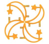 BESTOMZ 4 Pezzi Lampadine LED a Filamento Mini 3v a Forma di Mezzaluna e Stella, 31x40mm, Luce Notturna Decorativa per Feste da Interno, Set per Lavori Artigianali e Illuminazione