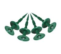BESTOMZ 4 Pezzi Ruota Guida da Giardino Verde in Plastica con Rullo Rotante per Proteggere Piante e Risparmiare Acqua in Prati e Aiuole