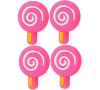 BESTOMZ 4 Pezzi Smorzatore Vibrazioni, Forma Lecca Rosa | Silicone, Riduce Vibrazioni e Tensione, per Allenamento Junior e Appassionati
