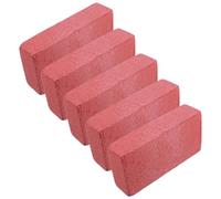 BESTOMZ 5 Pezzi Mattone Finto in Schiuma Rosso Realistico, Impilabile e Facilmente Rompibile a Mano per Scenografie e Spettacoli Teatrali