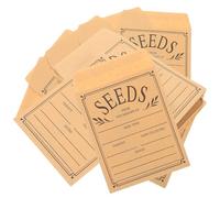 BESTOMZ 50 Buste Piccole in Carta Kraft per Semi Sacchetti Multiuso per Conservazione e Protezione Semi per Stagioni di Piantagione