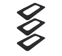 BESTOMZ Adattatore Scatola Pinna SUP 3 Pezzi Patch Nero PVC per Sport Acquatici con Supporto Migliorato di Manovrabilità per Longboard e Tavole Paddle