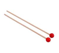 BESTOMZ Bacchette per Glockenspiel Rosse in Acero e Gomma per Strumenti a Percussione, Mallet Durevoli, Uso Educativo e Durata Prolungata