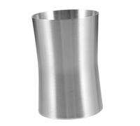 BESTOMZ Bicchiere da Bagno in Acciaio Inossidabile Design Moderno, Facile da Pulire e Resistente, Tazza per Risciacquo e Porta Spazzolino per Uso Quotidiano in Bagno
