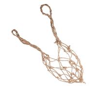 BESTOMZ Borsa a Rete in Corda di Canapa Intrecciata Riutilizzabile per Frutta e Verdura, Sacchetto Porta Verdure Manico Resistente, Borsa la Spesa Versatile e Lavabile Adatta a Casa