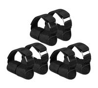 BESTOMZ Cavigliere per Manubri Regolabili, 3 Paia, Nastro Nero