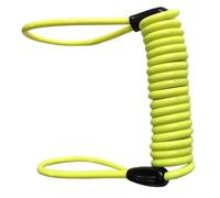 BESTOMZ Cavo Blocca Disco per Bicicletta in Plastica Gialla 2 Anelli, Cavo Promemoria Antifurto Facile da Riporre, Accessorio Sicurezza Disc Brake Lock