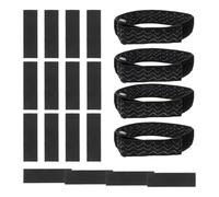 BESTOMZ Cinghie Elastiche Regolabili Antiscivolo Nero Set da 2 in Poliestere per Fissare e Prevenire la Caduta degli Stivali per Stivali Alti al Ginocchio per Donna