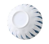BESTOMZ Ciotola in Ceramica Design Giapponese per Riso e Zuppe, Resistente al Microonde con Tecnologia di Stampaggio Completo, la Cucina di Casa